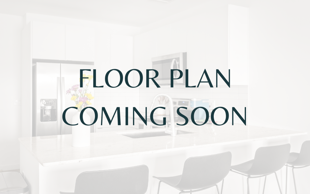 A5 - 1 bedroom floorplan layout with 1 bathroom and 865 square feet